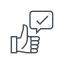 Testimonial icon suitable for info graphics, websites and print media and  interfaces. Line vector icon.