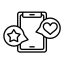 online-testimonials-line-icon-vector